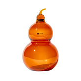 1500ml OTE Gourd Glass Cold Brew Pitcher, Lead-Free Borosilicate Glass Calabash Water Carafe, Hand Blown Transparent Glass Bottle for Tea, Wine, Flower Vase, Chinese Style Home Table Decor, 3 Colors Available