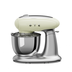 OTE 6 in 1 Multifunzionale Stand Mixer con ciotola in acciaio inox da 8,5 litri, tritacarne con testa inclinabile, frullatore per succhi, affettatrice per verdure, macchina per pasta e biscotti