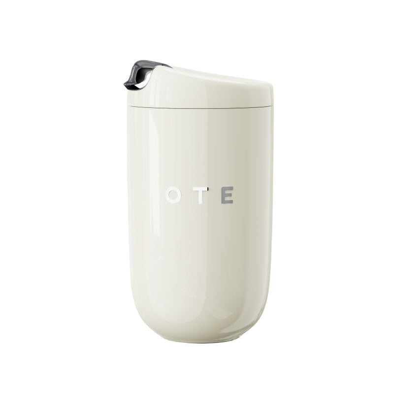 OTE Tazza da caffè isolata sottovuoto, Tumbler da viaggio in acciaio inox a doppia parete con coperchio per bere, 12,31 oz/7,74 oz (350/220ml)