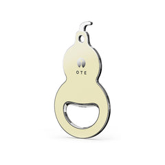 OTE Gourd Magnetic Bottle Opener for Fridge, Enamel Finish Beer Opener, 2-in-1 Refrigerator Magnet & Bottle Opener, Durable Anti-Scratch, Ideal for Home Bar, Kitchen & RV, Gift for Beer Lovers, Men, Husband, Father
