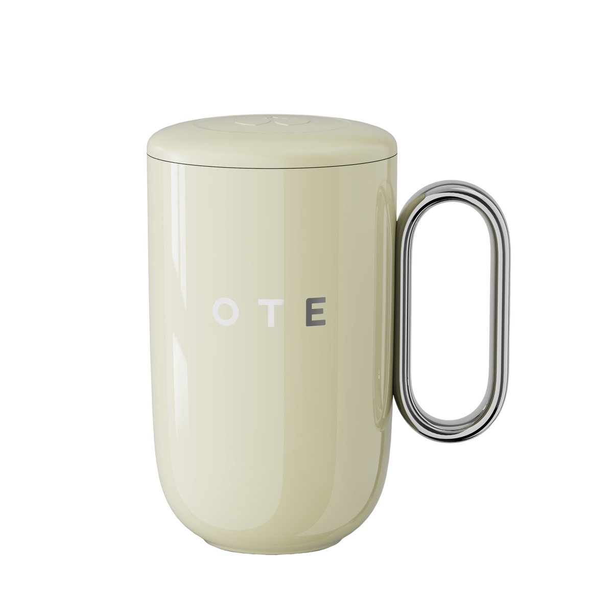Tazza da caffè OTE con manico, 12 oz/8 oz (350/220 ml) tazza da viaggio in acciaio inossidabile isolata, tazza da caffè riutilizzabile a doppia parete